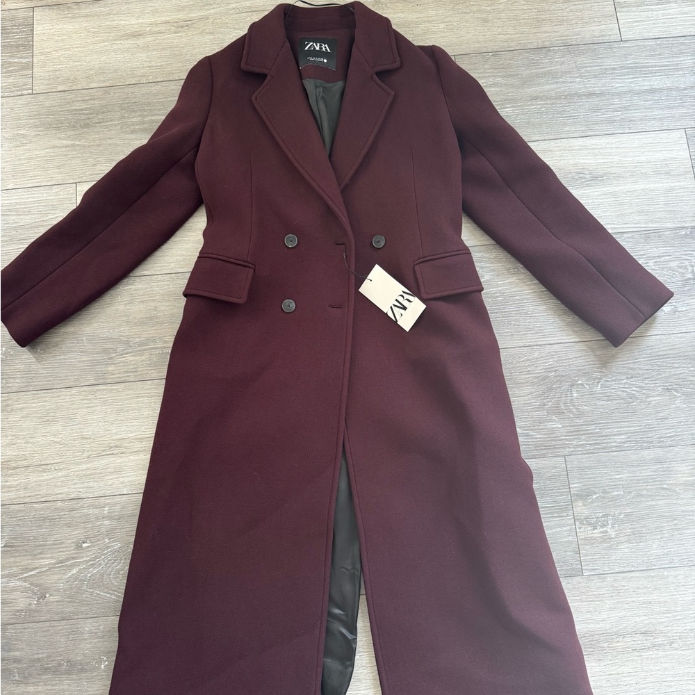 🆕 2025 ZARA WOOL MANTECO COAT - Picture 10 of 11